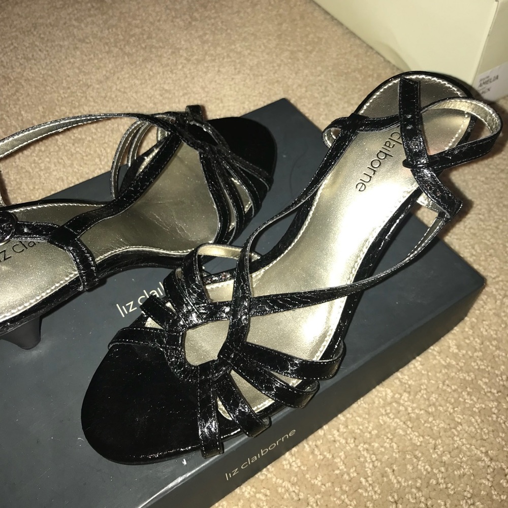 Liz Claiborne heels black